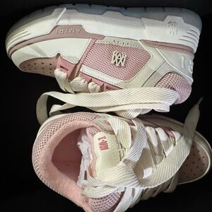 AMIRI pink & white Sneakers
